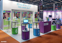 Vloertegels voor beursstand