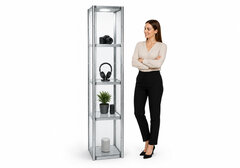 Mobiele vitrinekast