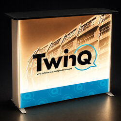 Lightbox white LED balie