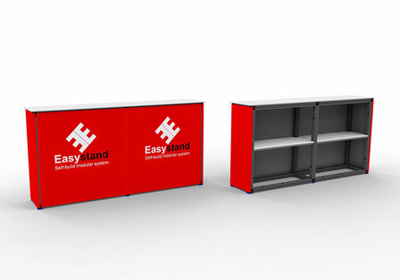 Stevige Easystand beursbalie B200cm