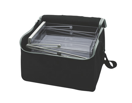 5 trays inklapbare Brochurestandaard tweezijdig Expo 2 (B)
