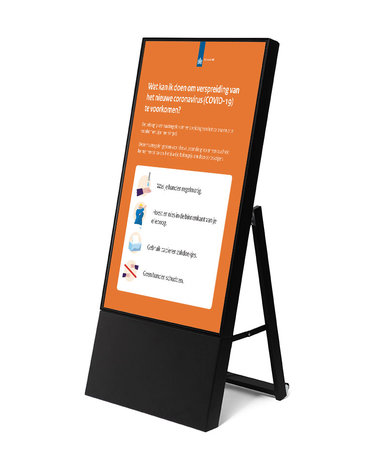 Mobiele Digitale informatiezuil Compact
