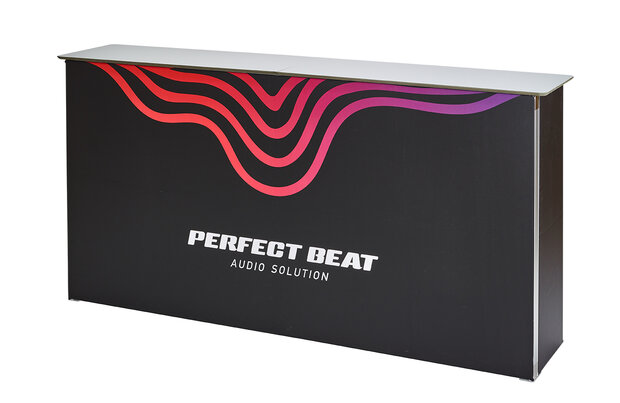 Mobiele beursbalie Classic frame 200cm voorkant