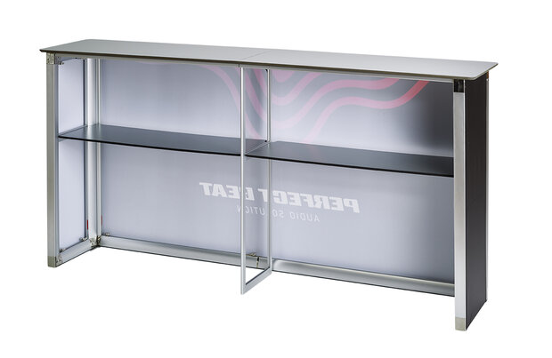 Mobiele beursbalie Classic frame 200cm achterkant