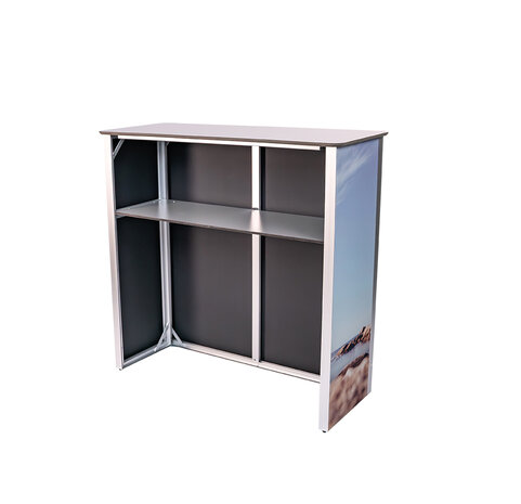 Uitvouw beursbalie 100cm "Fold-Out" - hoge kwaliteit