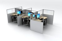 Scheidingswanden voor werkplekken