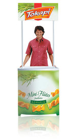 Promotiebalie DemoCenter met topbord (B)